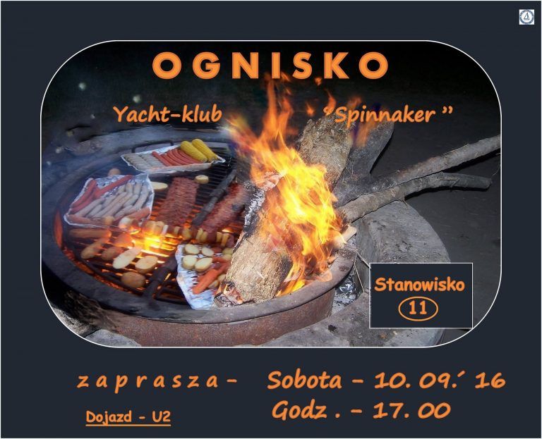 10 września Spinnaker yacht club zaprasza na grilla. Miejsce 11 ( rezerwowane przez Janusz Szczepkowski)